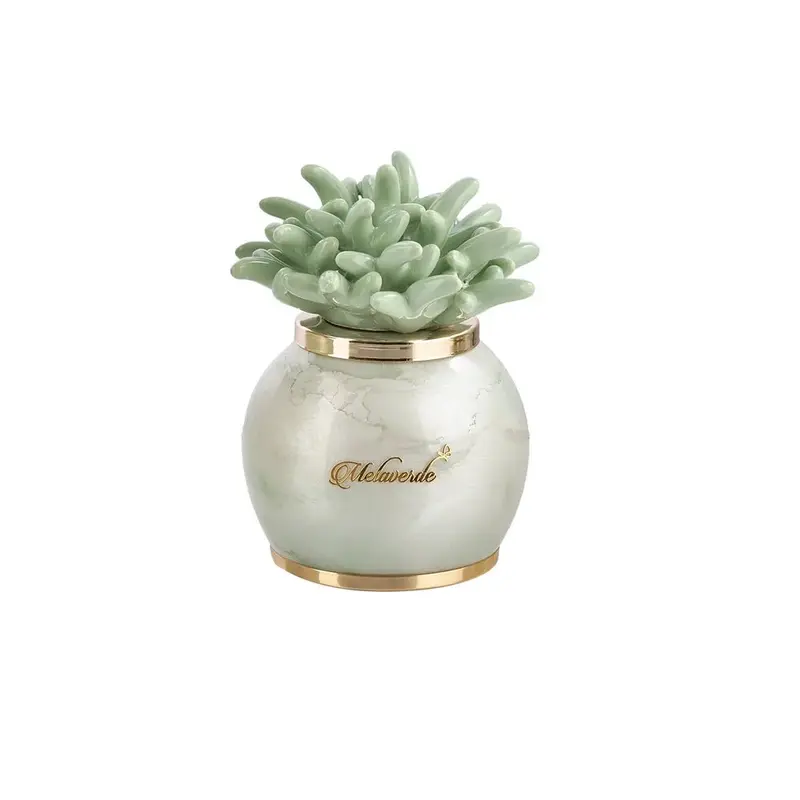 Lampada sfera media effetto marmo anemone verde salvia | Rohome