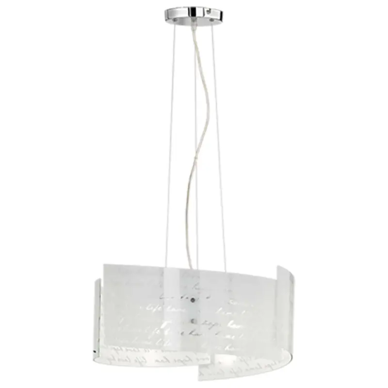 Lampada Sospensione Signa Decoro Firma E27 50 Cm