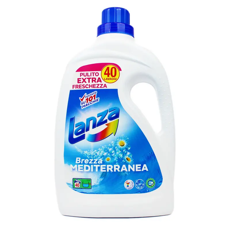 LANZA DETERSIVO BUCATO LAVATRICE LIQUIDO BREZZA MEDITERRANEA 40 LAVAGGI