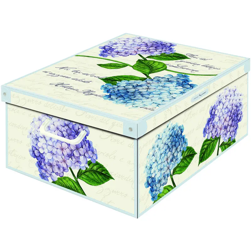 LAVATELLI SCATOLA MEDIA ORTENSIE 32x42x17,5