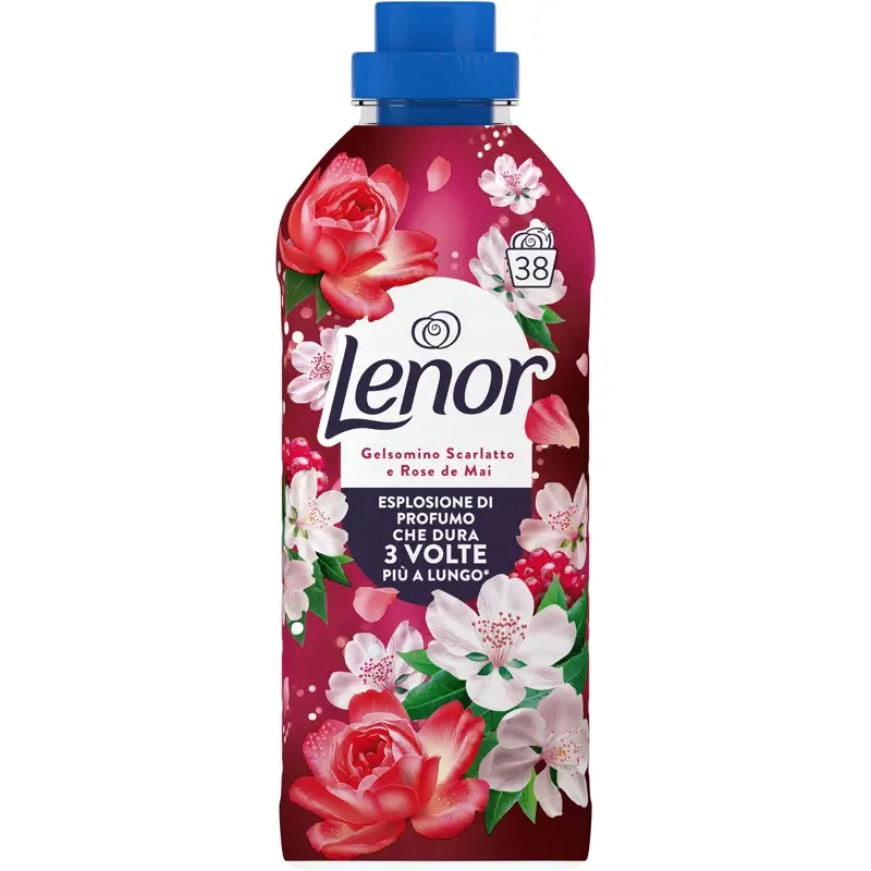 LENOR AMMORBIDENTE GELSOMINO SCARLATTO E ROSE DE MAI 38 LAVAGGI 798 ML