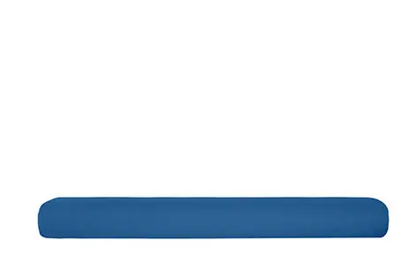 Lenzuolo letto sotto lenzuola con angoli flanella caldo cotone 100% cotone Made in Italy BLU