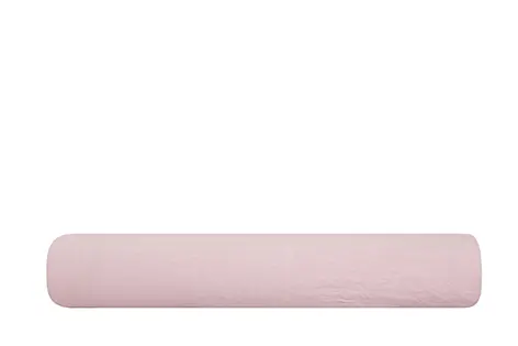 Lenzuolo sotto con angoli in puro lino stonewashed Rosa