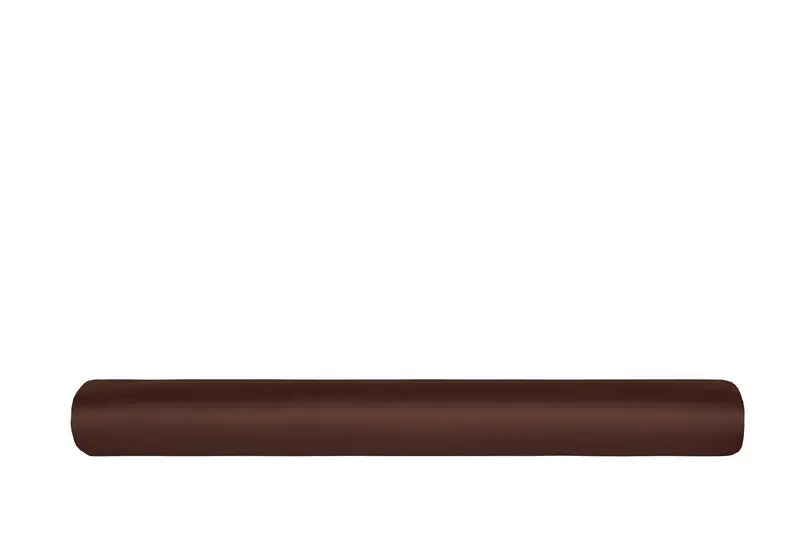 Lenzuolo Sotto con Angoli in Raso di puro cotone Cacao