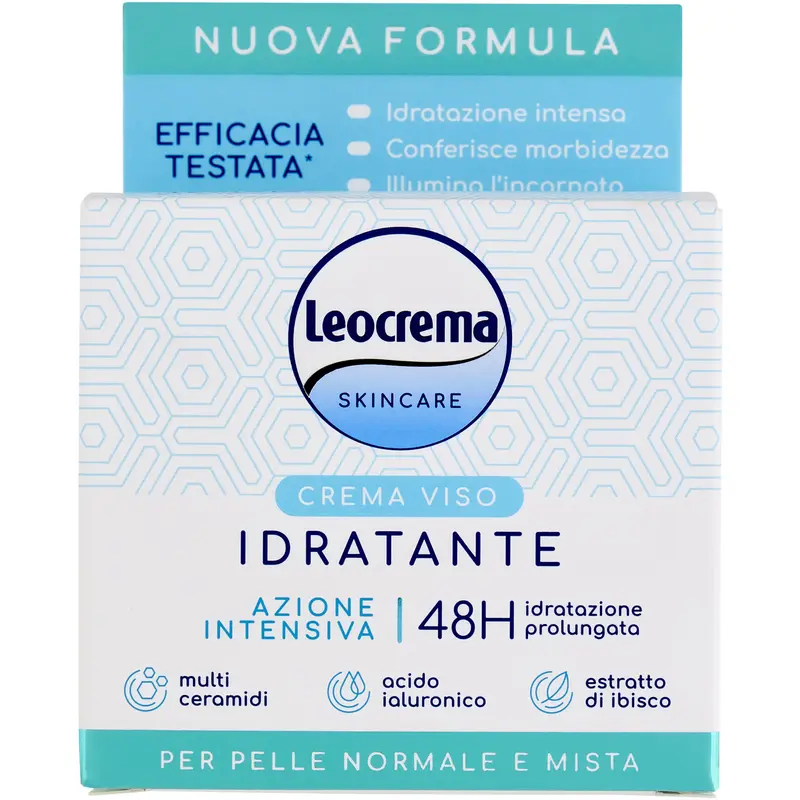 LEOCREMA CREMA VISO IDRATANTE PELLI NORMALI - MISTE VASO 50 ML