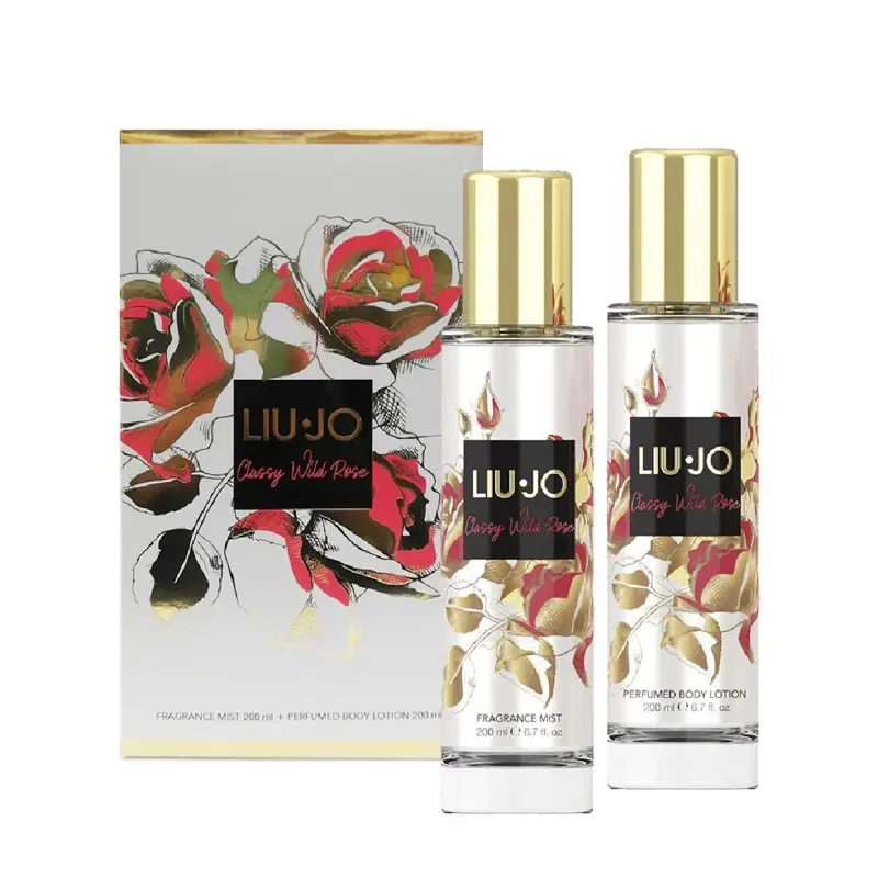 LIU JO CLASSIC WILD ROSE COFANETTO BODY LOTION 200 ML + ACQUA CORPO PROFUMATA 200 ML