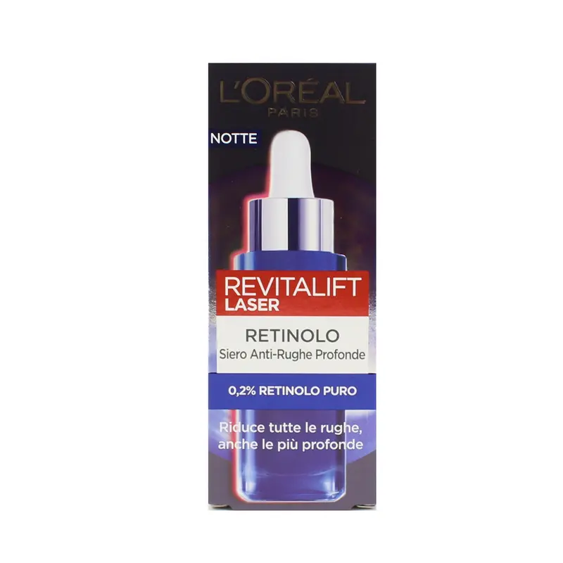 L'OREAL REVITALIFT LASER SIERO RETINOLO PURO NOTTE 30 ML