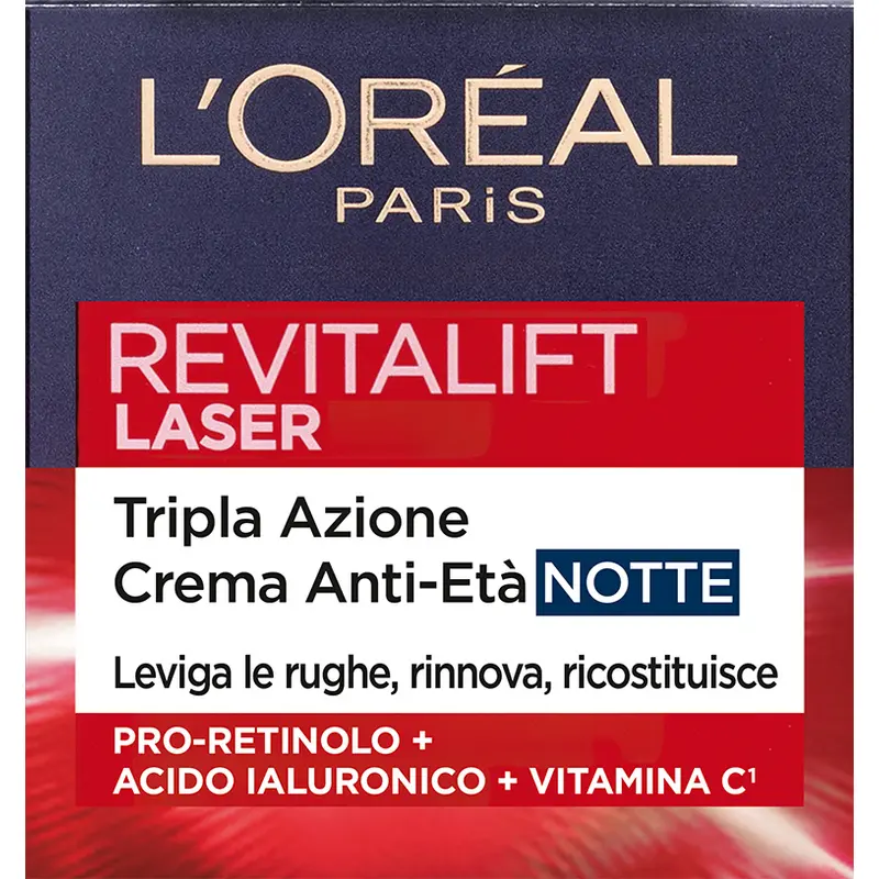 L'OREAL REVITALIFT LASER TRIPLA AZIONE CREMA ANTI ETA' NOTTE 50 ML