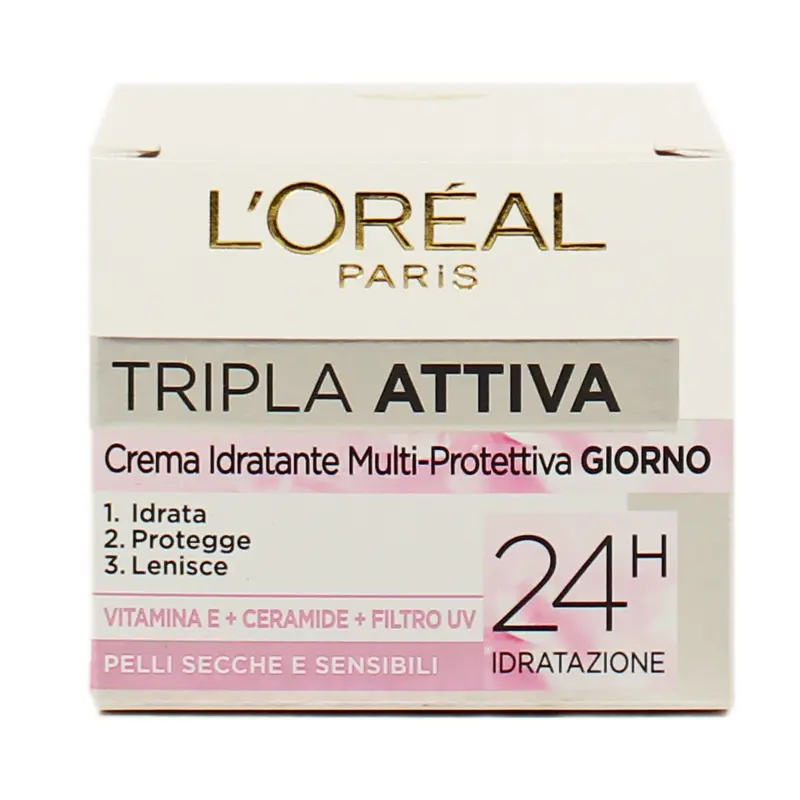 L'OREAL TRIPLA ATTIVA CREMA GIORNO PELLI SECCHE-SENSIBILI 50 ML