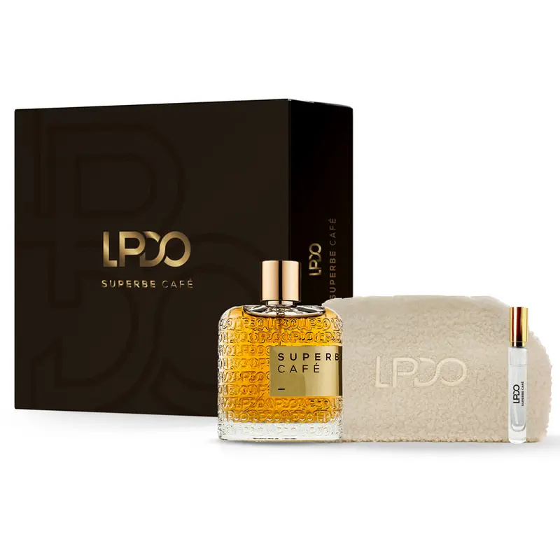 LPDO COFFRET SUPERBE CAFE' - EDP 100 ML + TRAVEL 10 ML + POCHETTE