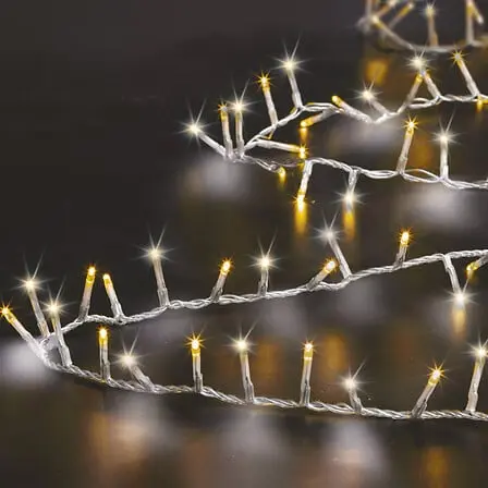Luci Albero di Natale 500 led Bianco Caldo e Freddo | Rohome