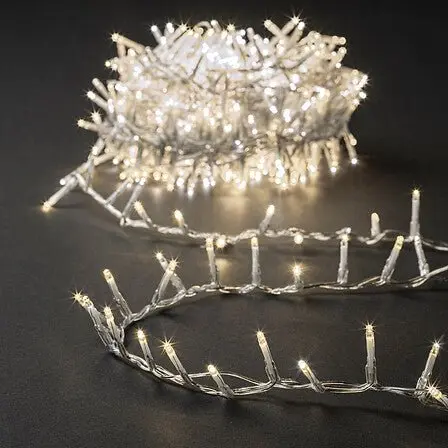 Luci Albero di Natale 500 led Bianco Caldo | Rohome