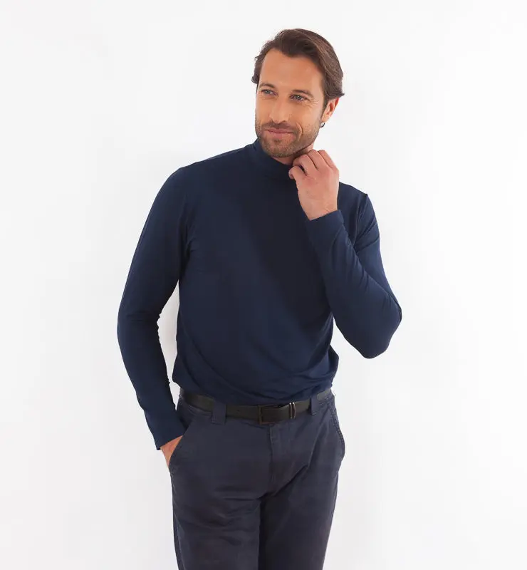 Lupetto uomo in TENCEL™ maniche lunghe
