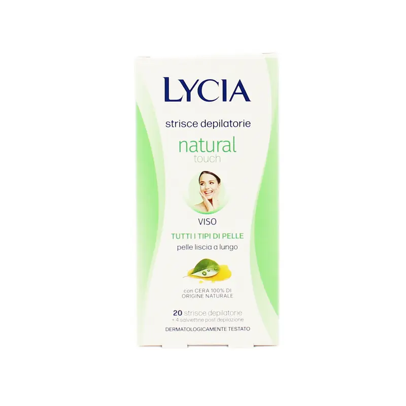 LYCIA DEPILAZIONE STRISCE VISO NATURAL 20 PZ