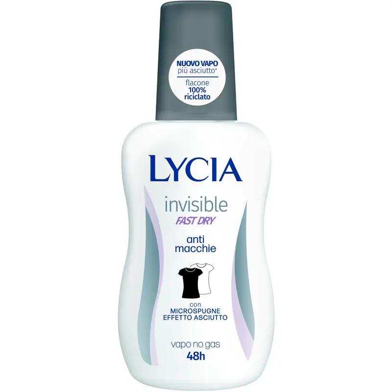 LYCIA INVISIBLE DEODORANTE VAPO NO GAS 48H ANTI MACCHIE 75 ML