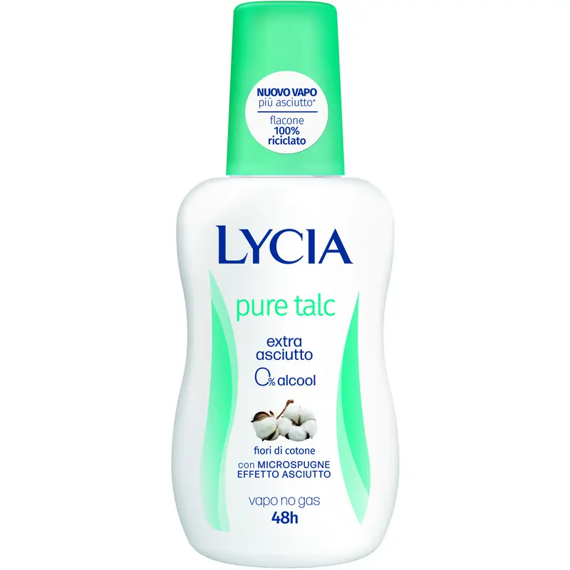 LYCIA PURE TALC DEODORANTE VAPO NO GAS 48H EXTRA ASCIUTTO 75 ML