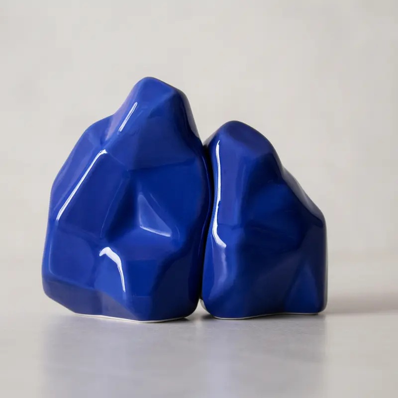 Macrì Diffusore Porcellana Capodimonte Faraglioni 11x14cm Blu