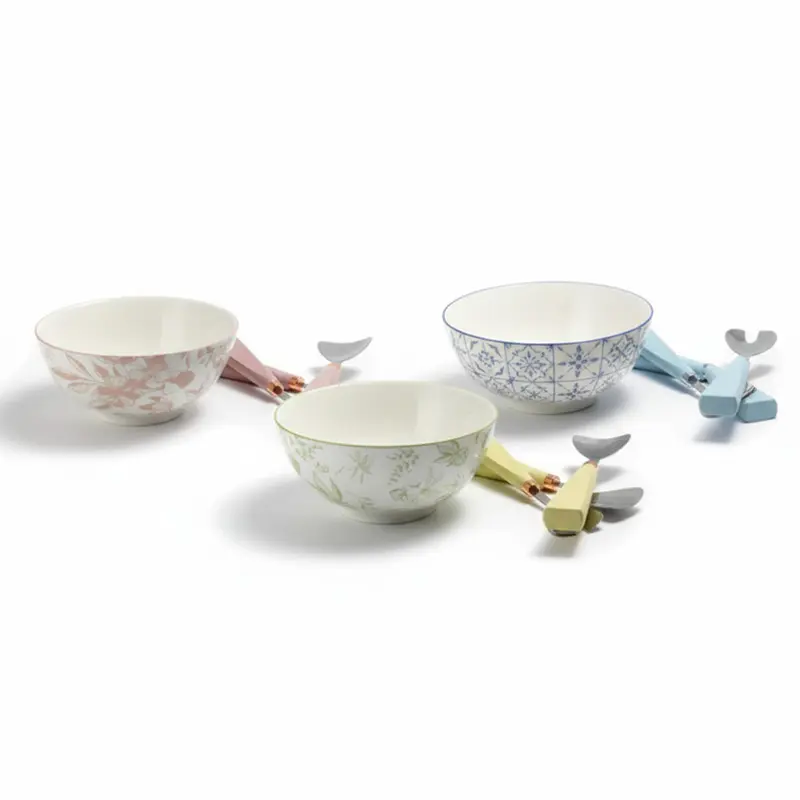 Madrhélen Insalatiera Ceramica Linea Flora 23x10 cm
