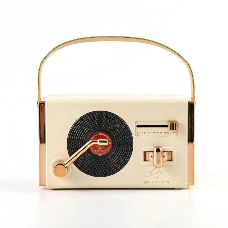 Madrhelen Radio Decorativa Linea Melodia 14x7x8 Design Vintage
