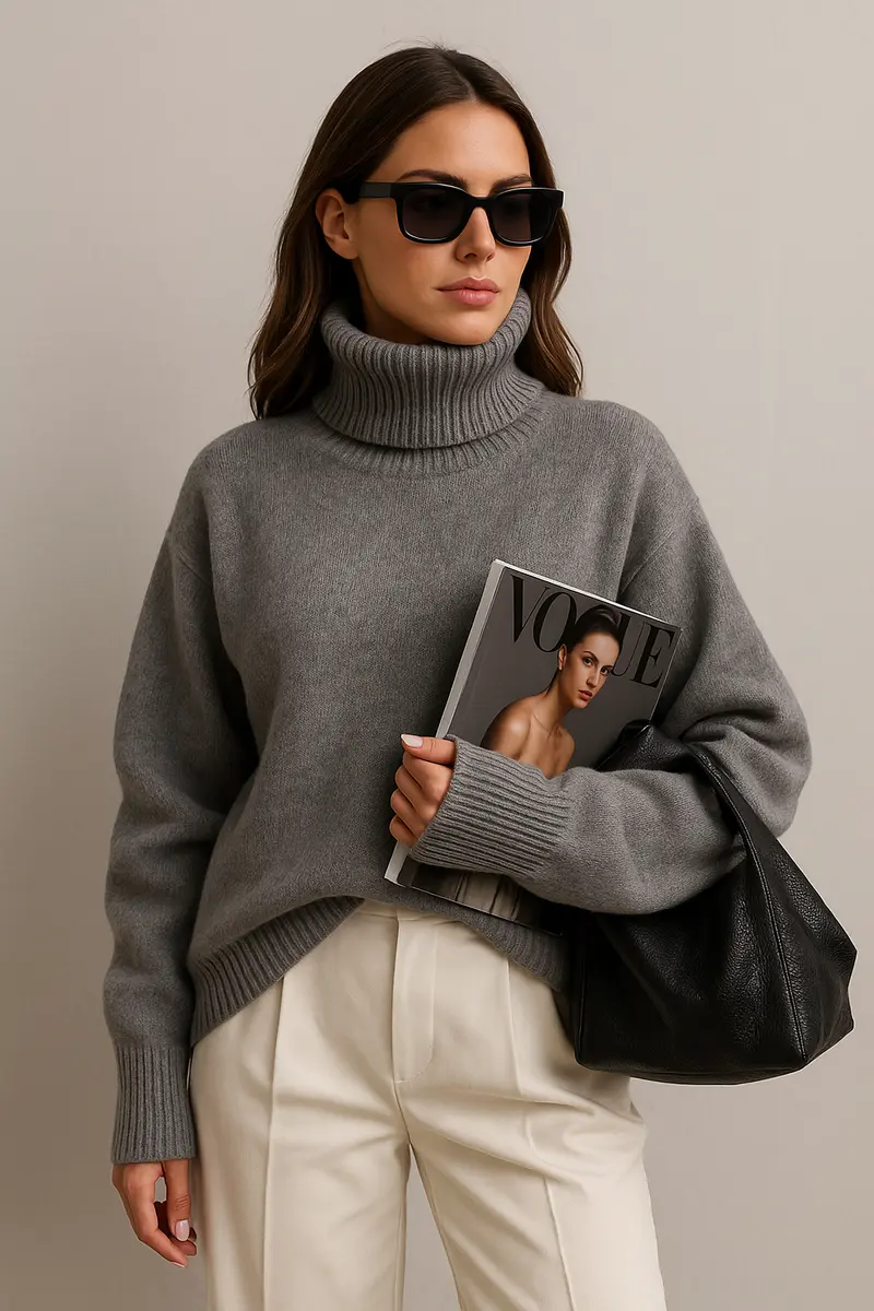 Maglione Luxury Turtleneck – Eleganza Minimal senza Tempo