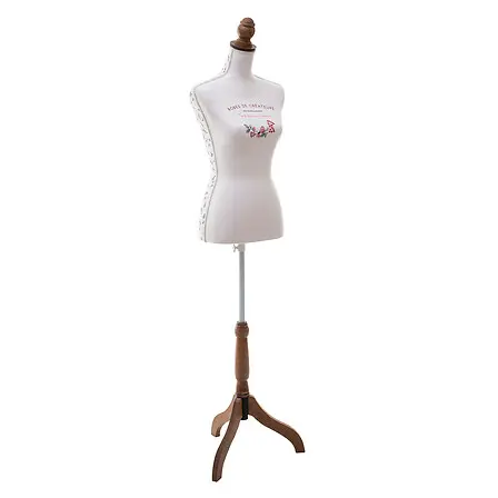 Manichino con piede inglese altezza 157,5 cm legno | Rohome