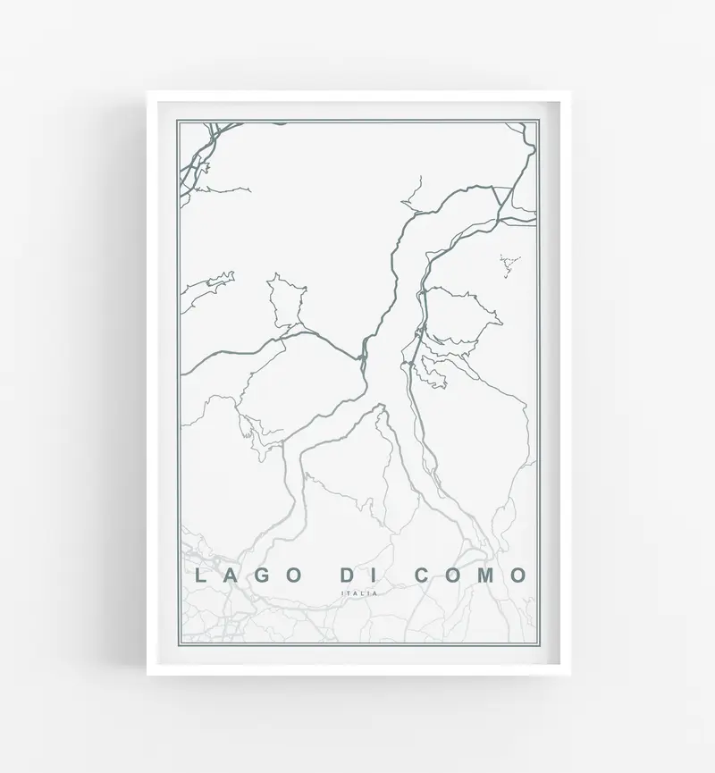 Mappa Lago di Como