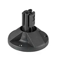 MARECO 1480000N Base per Palo Ø60mm Tecnopolimero Nero - Montaggio Diretto