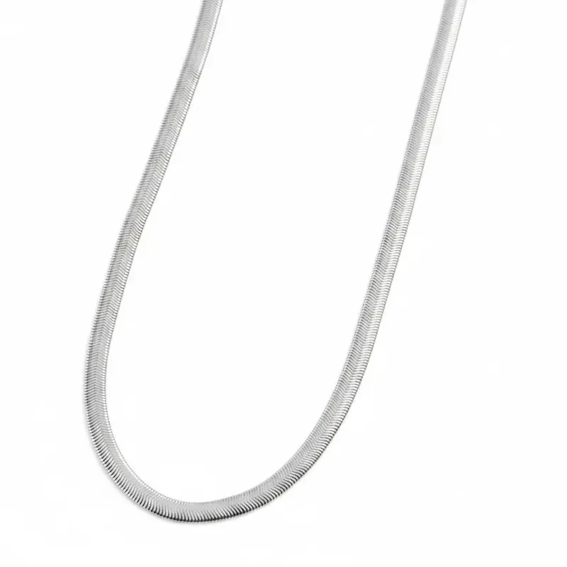 Marlù - Collana Catena Snake in Acciaio | Rohome