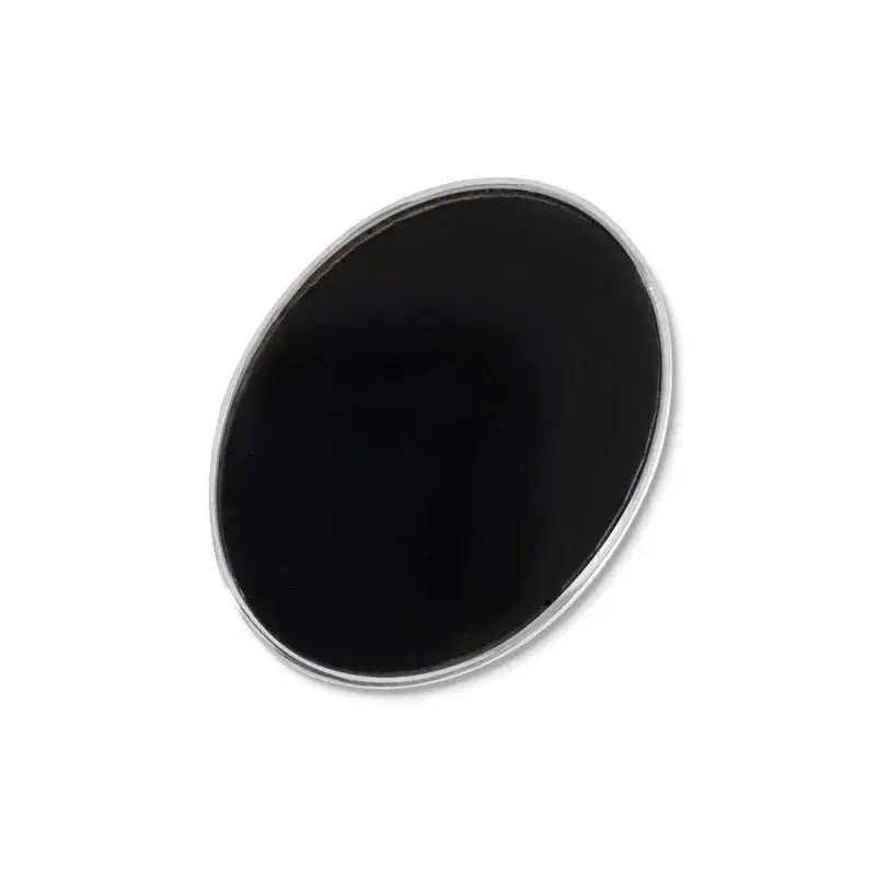 Marlù - Piastrina ovale smalto nero changy | Rohome