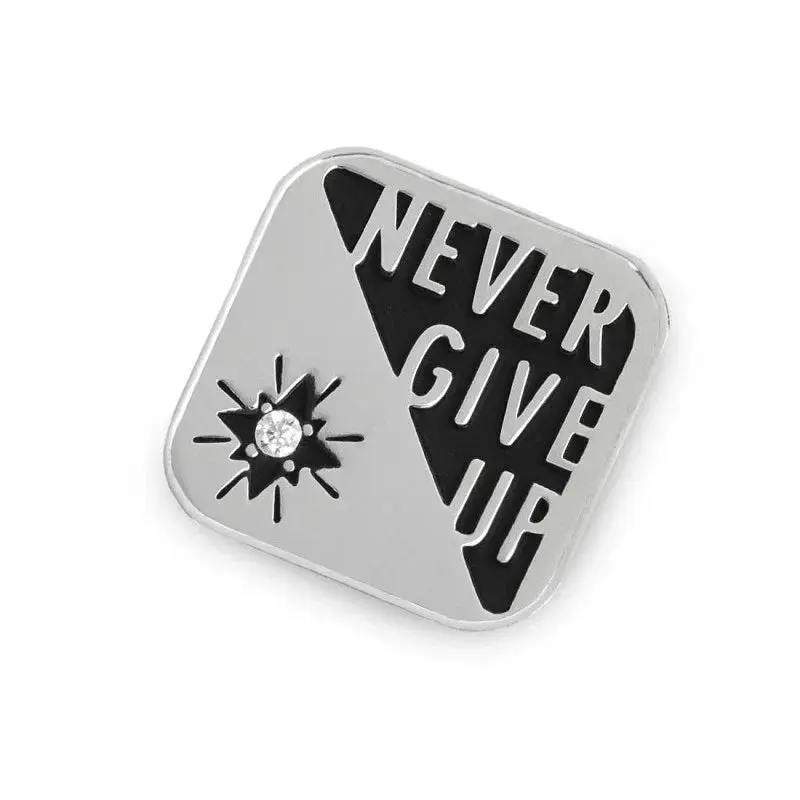 Marlù - Piastrina quadrata never give up changy | Rohome
