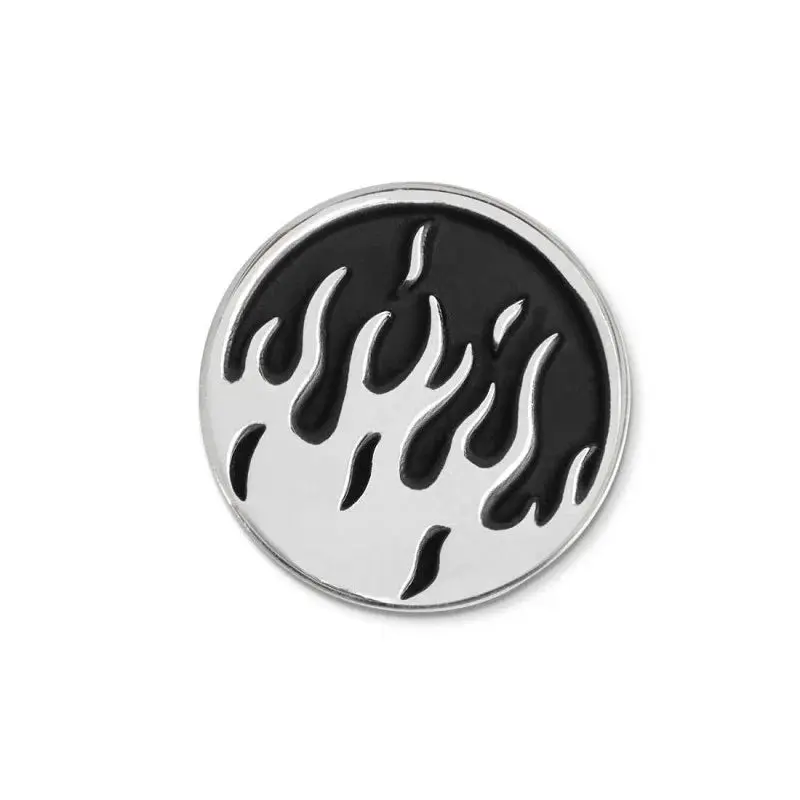 Marlù - Piastrina tonda fiamme changy | Rohome