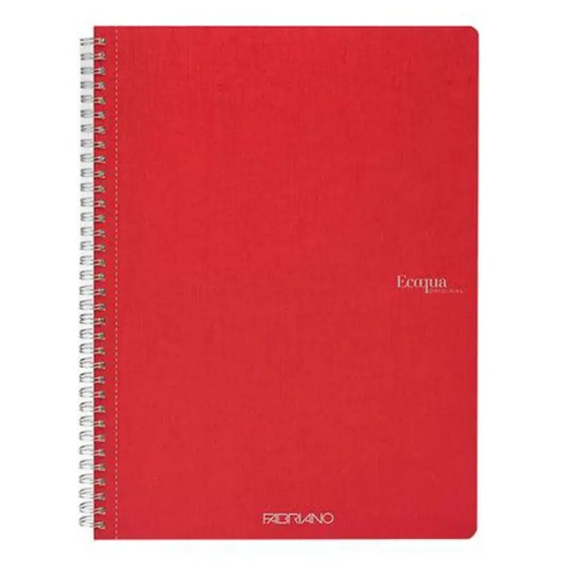 Maxiquaderno Ecoqua Spiralato Fabriano 70Ff. 1 Rigo Flamingo X5