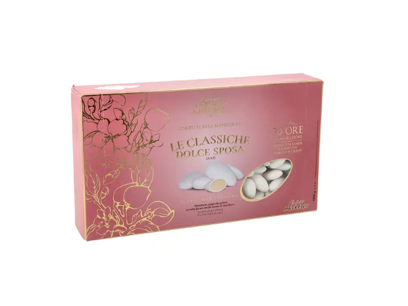 Maxtris - Confetti dolce sposa gold colore bianco mandorla | Rohome