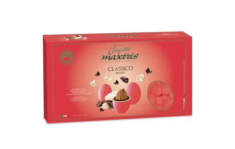 Maxtris - confetti mandorla rosso | rohome