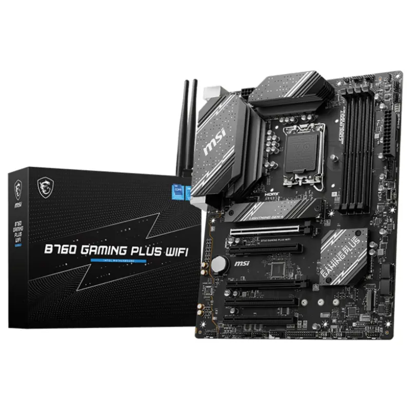Mb Msi B760 Gaming Plus Wifi 1700 4D5 2M.2 4S3 U3.2 Gbl H/D Atx Ddr5
