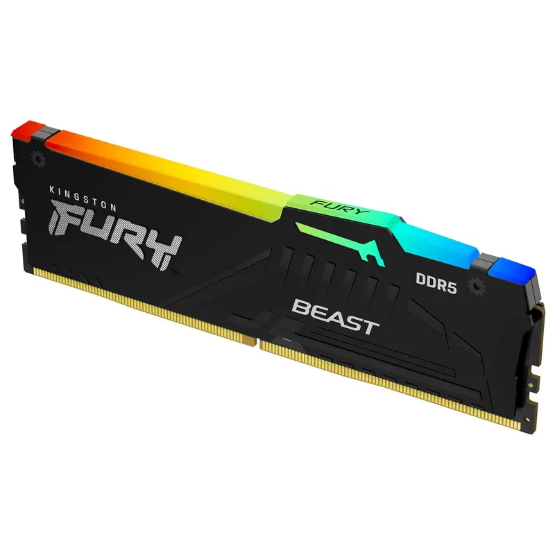 Memoria Ddr5 32 Gb Fury Beast Rgb Pc5200 Mhz (1X32) (Kf552C40Bba-32)