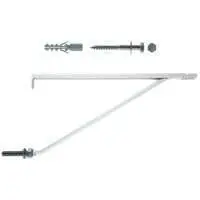 Mensola Fissaggio Lavabo FISCHER 501066 ML - Kit 2 Pezzi Struttura a U 350mm