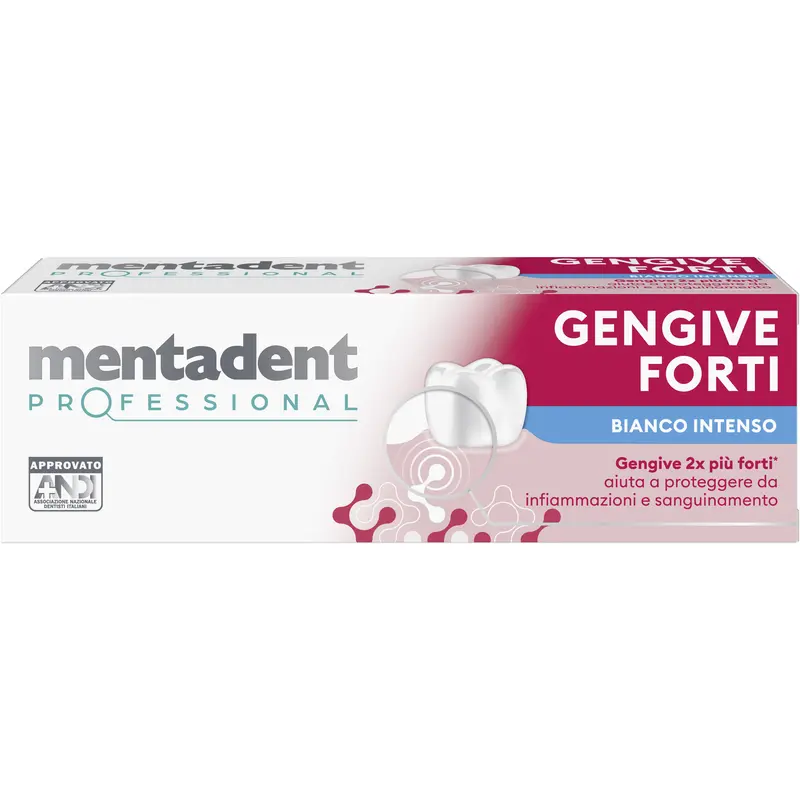 MENTADENT PROFESSIONAL GENGIVE FORTI BIANCO INTENSO DENTIFRICIO 75 ML