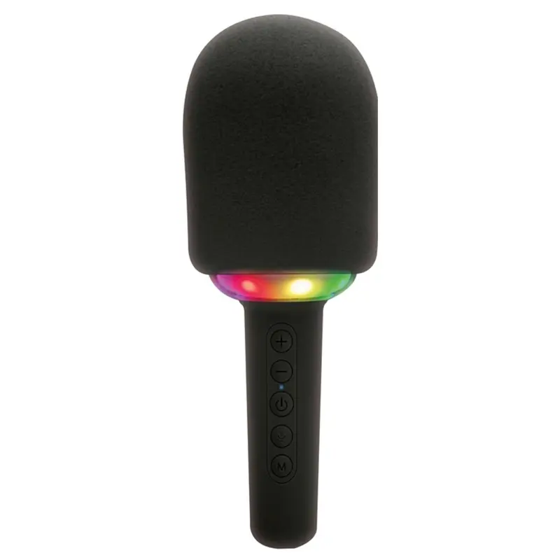 Microfono Karaoke Con Effetti Luce Sng N - Nero