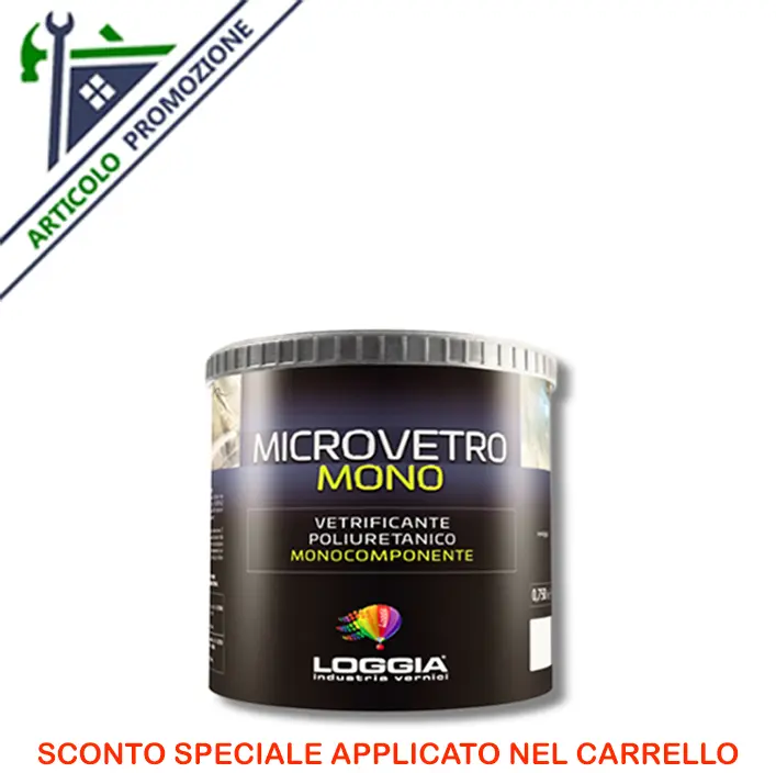 MICROVETRO MONO Lucido Trasparente Lt 0,75 Loggia