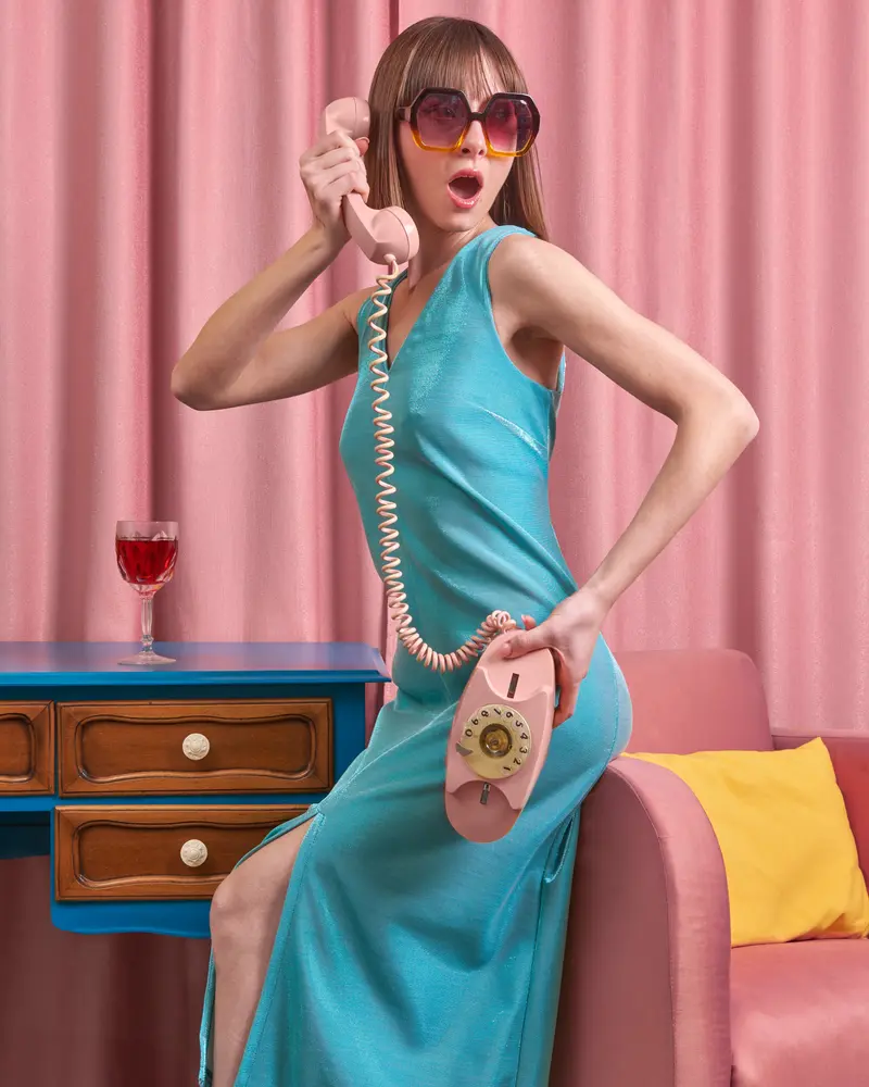 Midi Dress - Cielo
