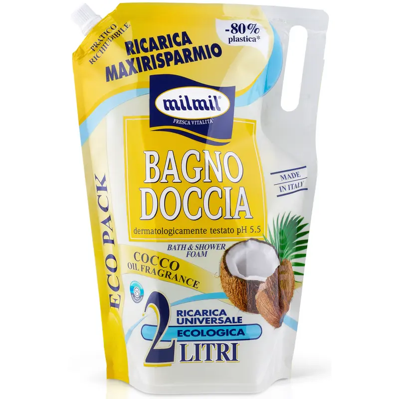 MIL MIL BAGNO DOCCIA COCCO RICARICA BUSTA 2 LT