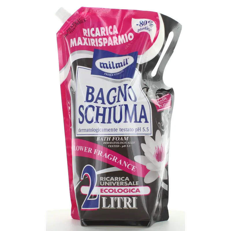 MIL MIL BAGNOSCHIUMA RICARICA BUSTA FLOWER 2 LT