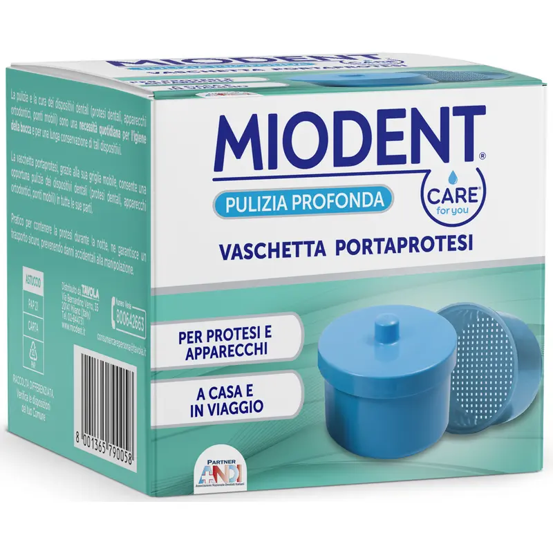 MIODENT VASCHETTA PORTAPROTESI CARE FOR YOU