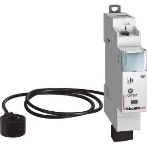 Misuratore Energia Smart BTicino F20T60A - Connesso DIN Monofase 100-240VAC Monitoraggio Consumi