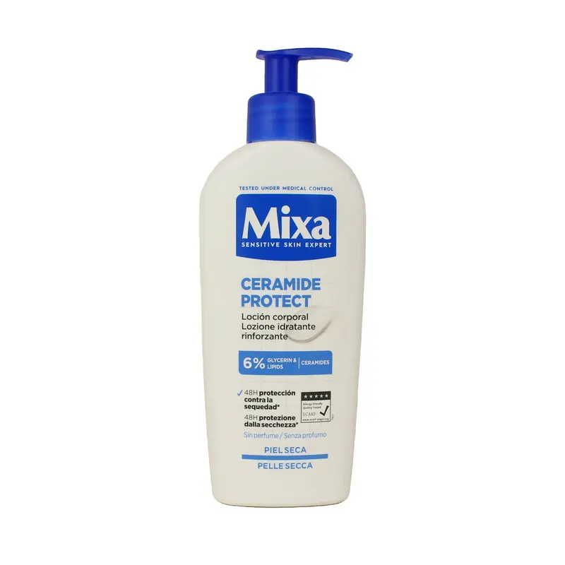 MIXA BODY CERAMIDE PROTECT CREMA RINFORZANTE PELLE MOLTO SECCA PUMP 250 ML