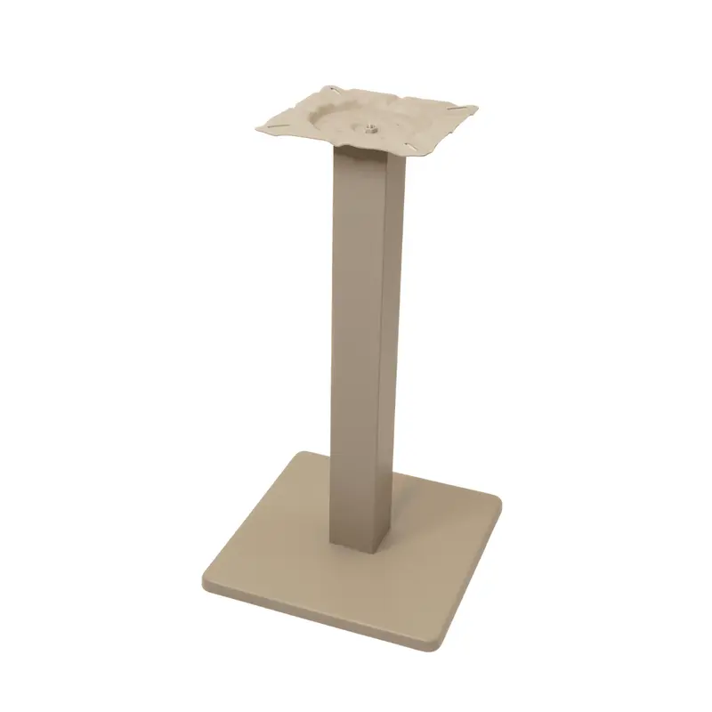 MOHOME Gambe da Tavolo Ferro Made In Italy Rotondo Quadrato Stile Moderno Struttura Robusta Base Stabile Solida Piedini Regolatori Tavoli Soggiorno Bar Bistrò Ristoranti Catering