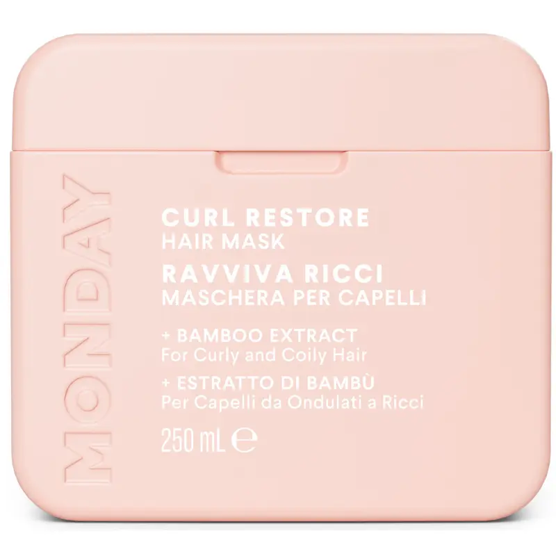 MONDAY MASCHERA CAPELLI RAVVIVA RICCI PER CAPELLI DA ONDULATI A RICCI 250 ML