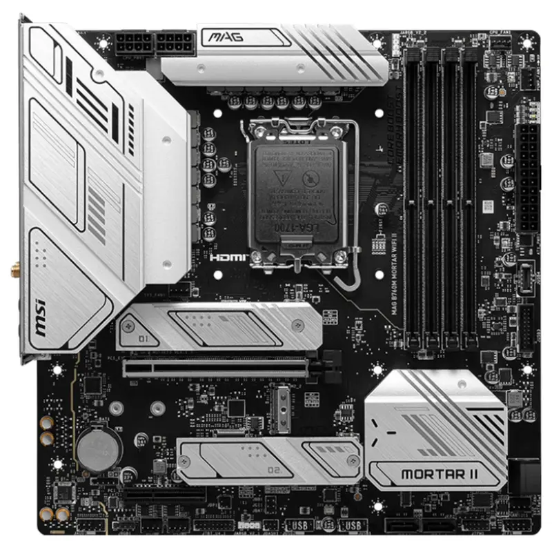 MSI MAG B760M MORTAR WIFI II Intel B760 LGA 1700 micro ATX