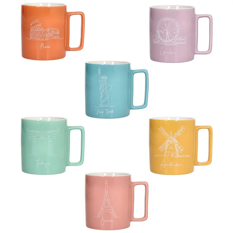 Mug Iris City Tognana in porcellana | Rohome
